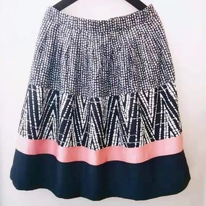 GEORGE | Navy Blue Pattern 100% Cotton Skirt